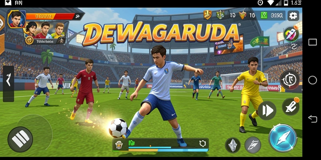 Tampilan menarik dari gameplay DEWAGARUDA yang menegangkan.
