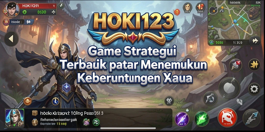 Tangkapan layar gameplay HOKI123 menampilkan momen strategis yang mendebarkan.