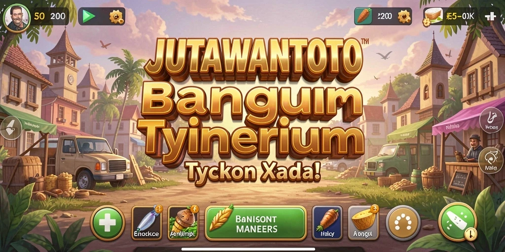 Screenshot gameplay JUTAWANTOTO yang menunjukkan membangun bisnis yang sukses.