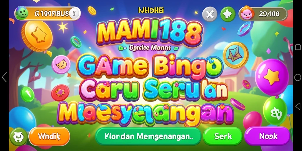 Tampilan gameplay seru dan interaktif di MAMI188 menunjukkan keseruan bermain Bingo.