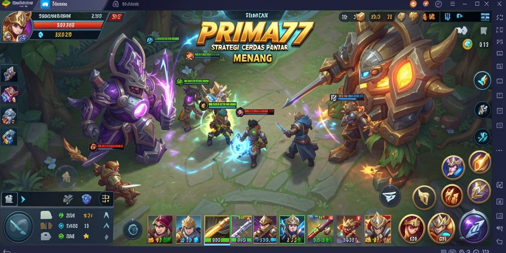 Screenshot PRIMA77 menampilkan elemen gameplay Strategy yang menarik.