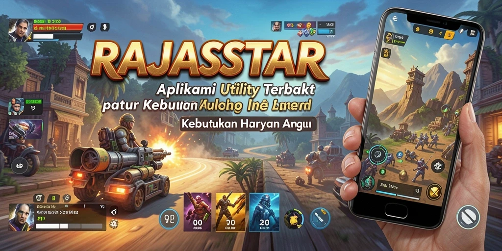 Tampilan antarmuka RAJASTAR yang sederhana dan intuitif.