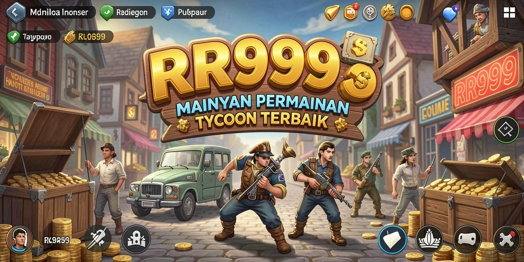 Screenshot gameplay RR999 yang menampilkan aksi Tycoon yang seru.