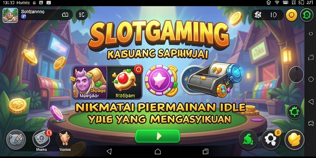 Screenshot SLOTGAMING menampilkan gameplay Idle yang seru dan mengasyikkan.